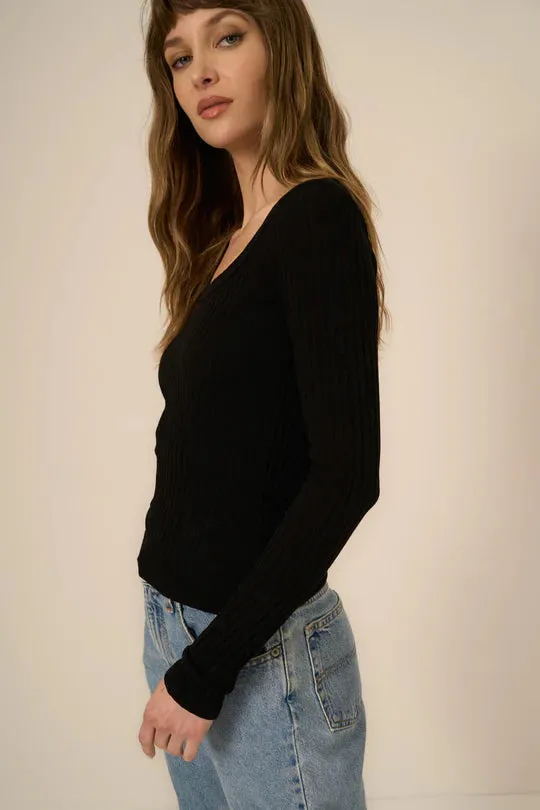Project Social T What's The Scoop Rib Long Sleeve